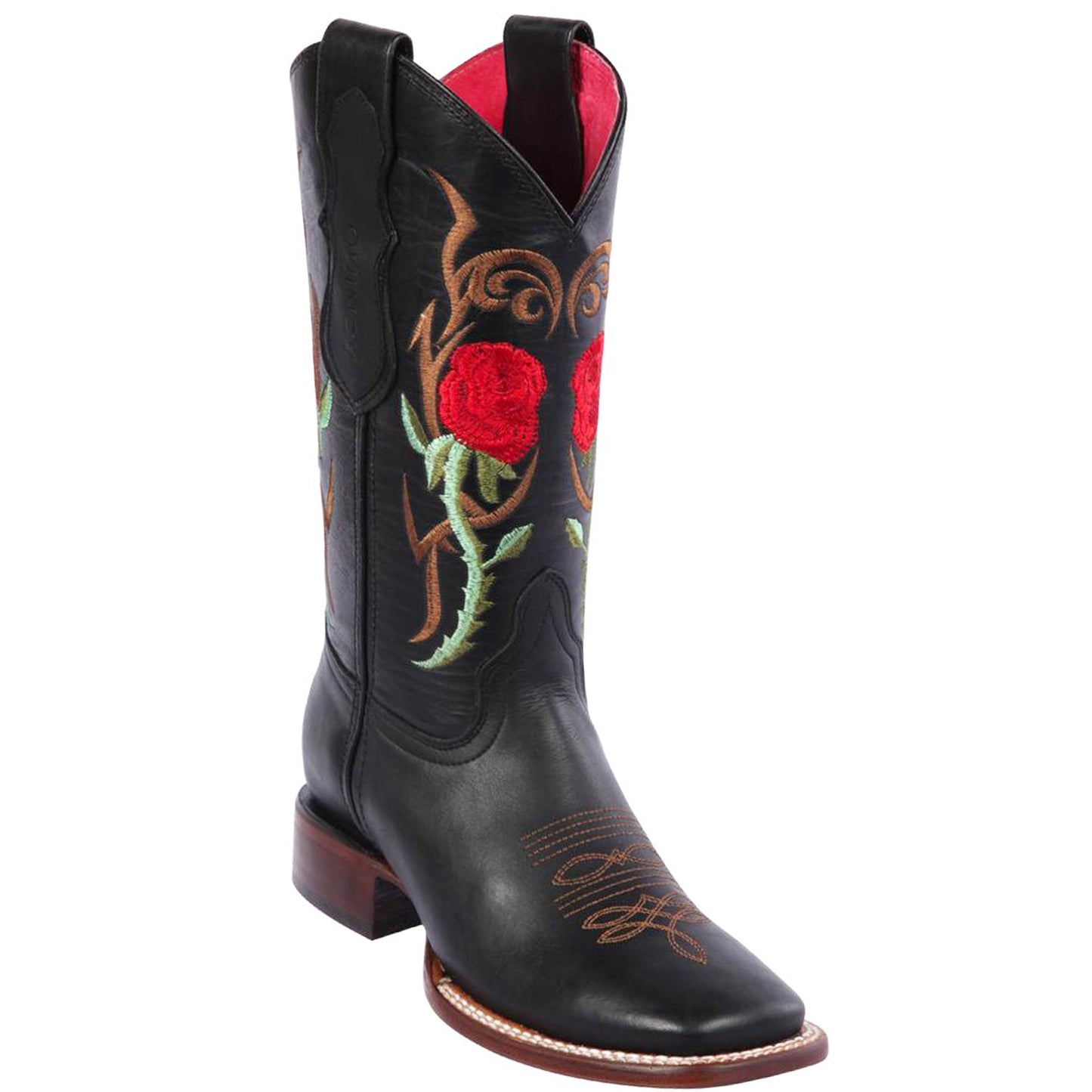 Red Rose Women’s Square-Toe Cowgirl Boots