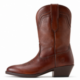 Ariat Easton brown leather western boot, outer side profile