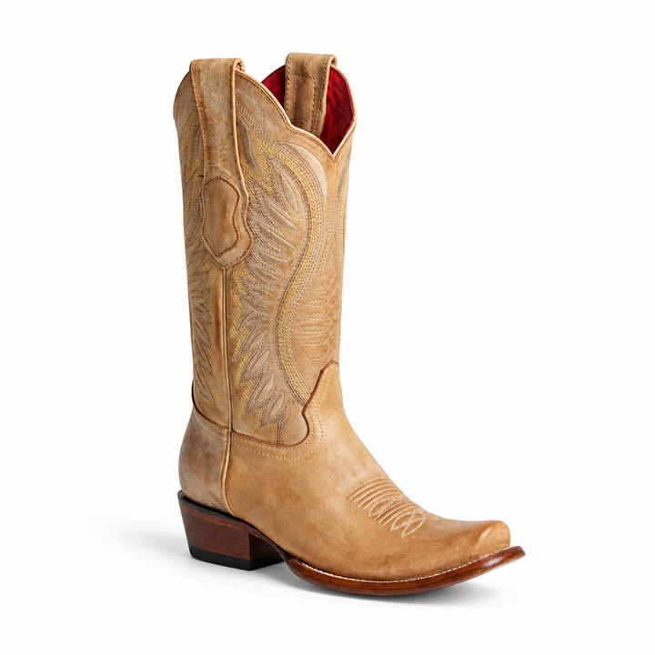Amber Vintage Cutter-Toe Cowboy Boots
