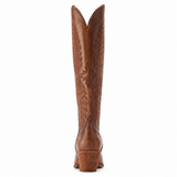 Ariat Guinevere brown tall boot, rear view