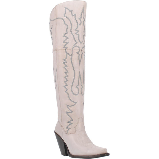 Women's Stylish Tall White Boots