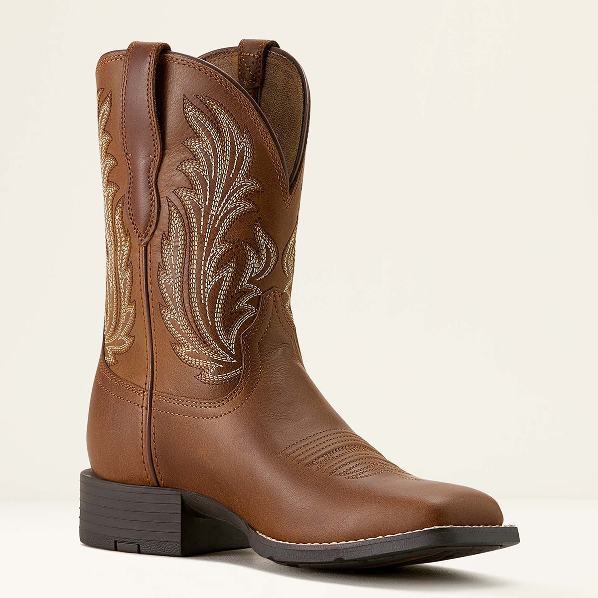 Ariat Women’s Round Up Filly Sorrel Crunch Western Boots