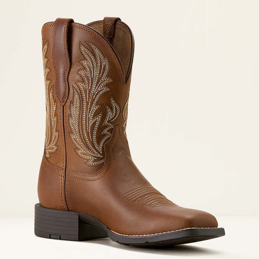 Ariat Women’s Round Up Filly Sorrel Crunch Western Boots