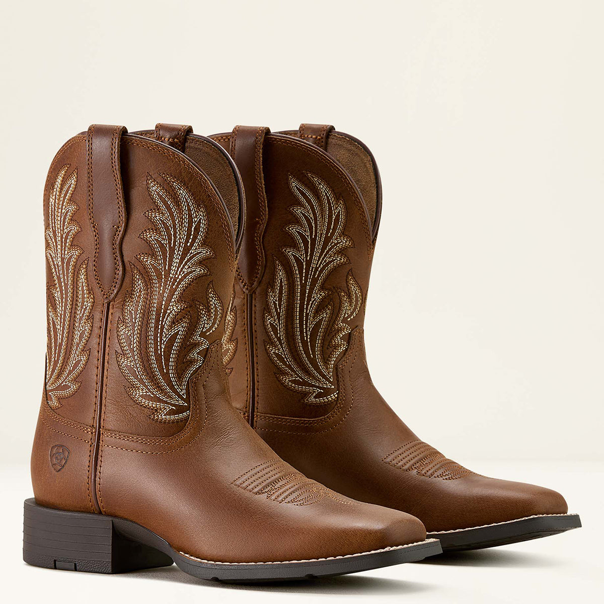 Ariat Women’s Round Up Filly Sorrel Crunch Western Boots