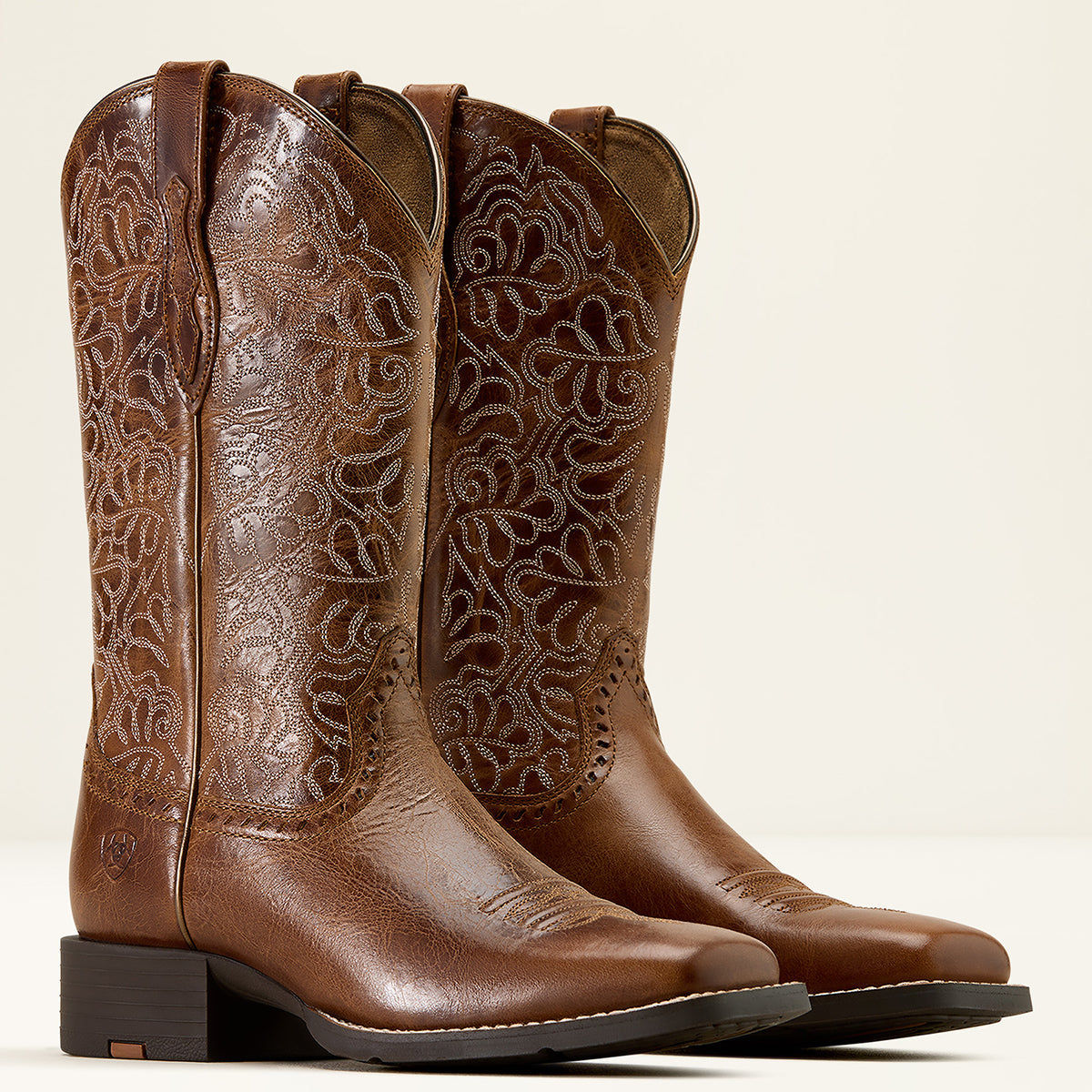Ariat Women's Round Up Remuda Aged Tan Western Boots