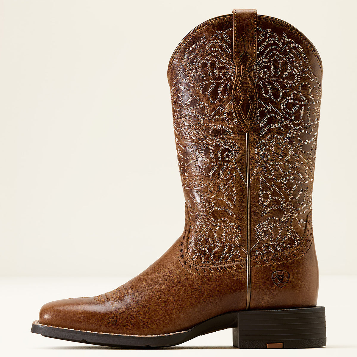 Ariat Women's Round Up Remuda Aged Tan Western Boots
