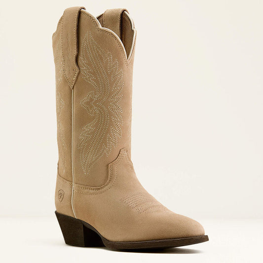 Women's Taupe Heritage StretchFit Western Boots with R-Toe
