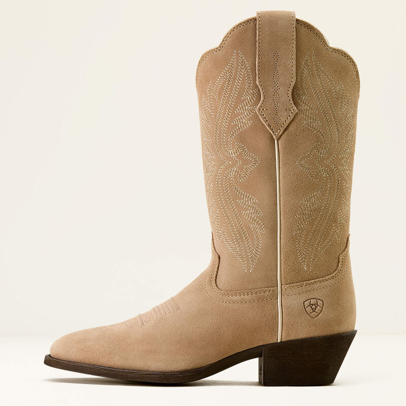 Women's Taupe Heritage StretchFit Western Boots with R-Toe