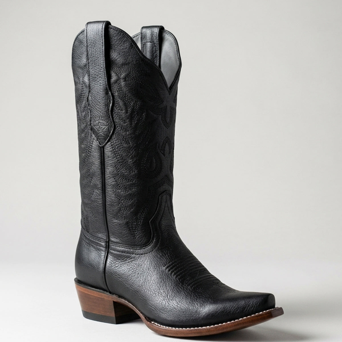 Women's Los Altos Black Snip-Toe Cowgirl Boots