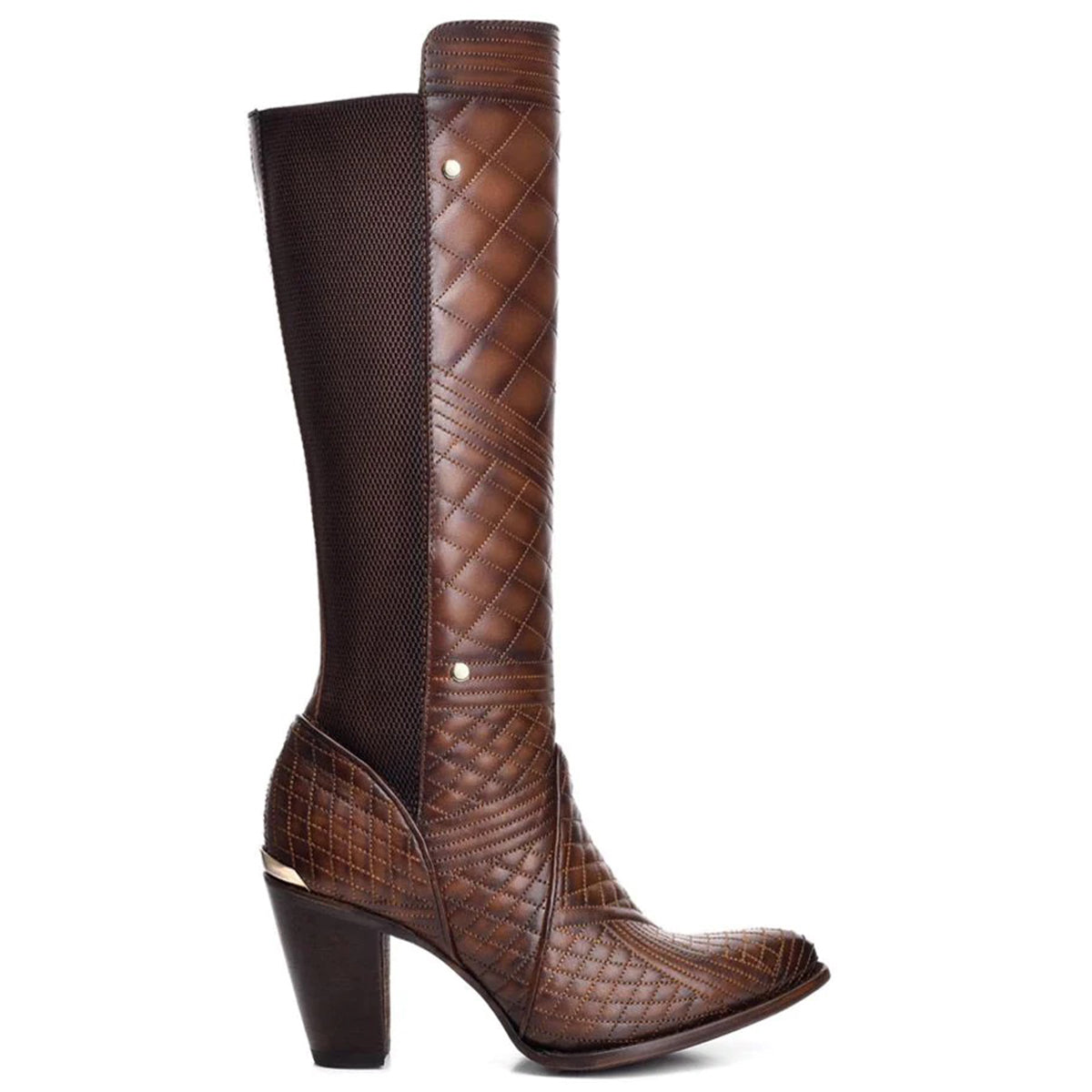 Women's Tall Quilted Round-Toe Boots