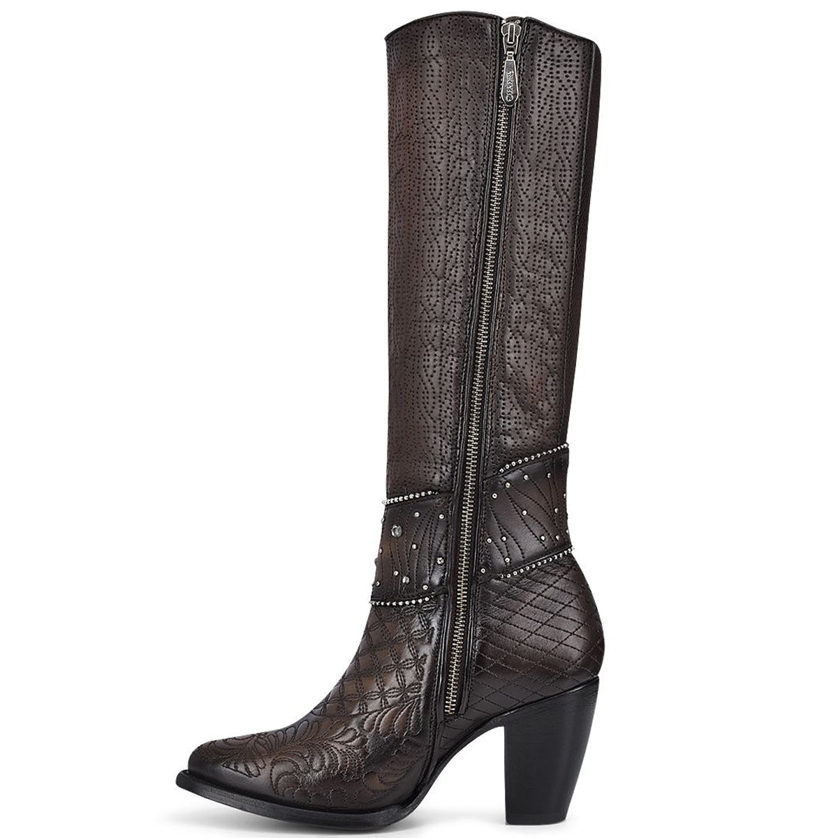 Women's Cuadra Tall R-Toe Boots with Swarovski Crystals