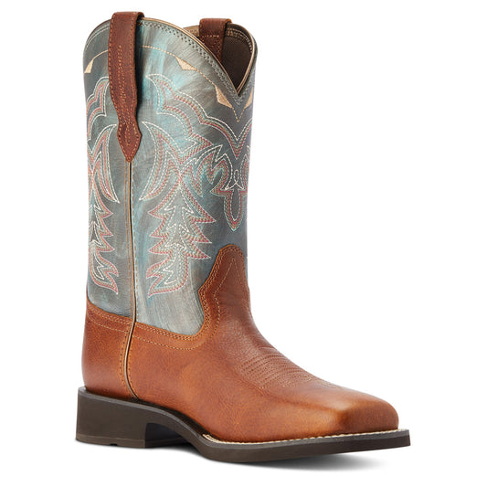 Delilah Cowgirl Boots with Stylish Square Toe