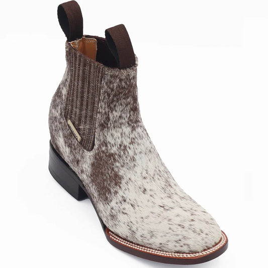 Women's Premium Hair-On Hide Square-Toe Shoes