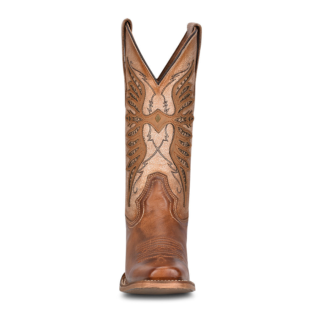 Women's Circle G Brown Studded Western Cowgirl Boots