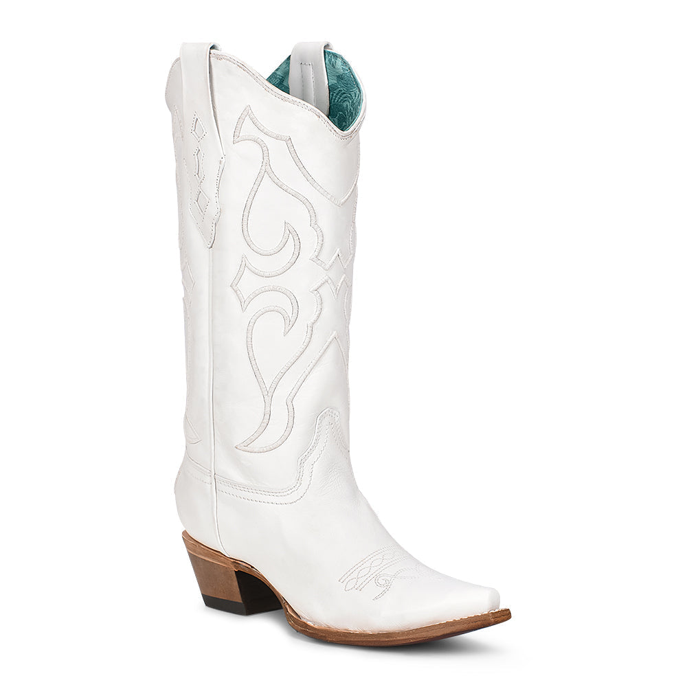 Stylish White Cowgirl Boots