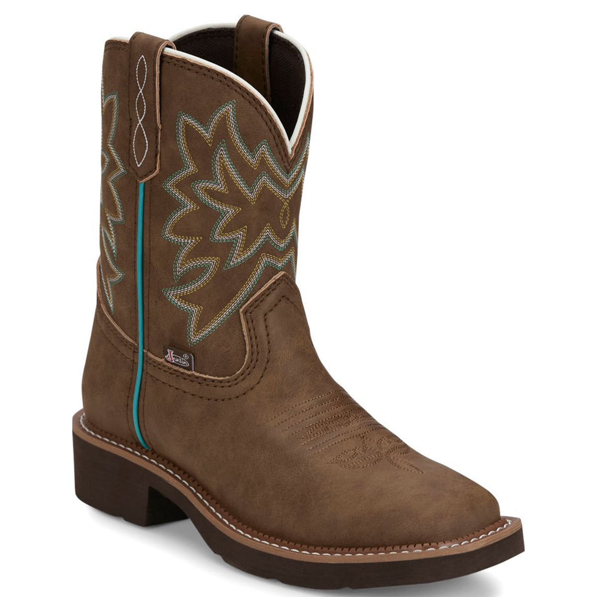 Sunny Western Cowgirl Boots with Stylish Square Toe