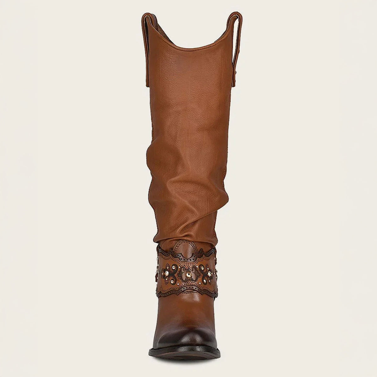 Women's Saltillo Crystal-Embellished Tall Boots with R-Toe