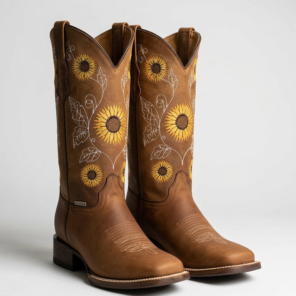 Women's Sunflower Square-Toe Cowgirl Boots