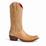 Amber Vintage Cutter-Toe Cowboy Boots — side view