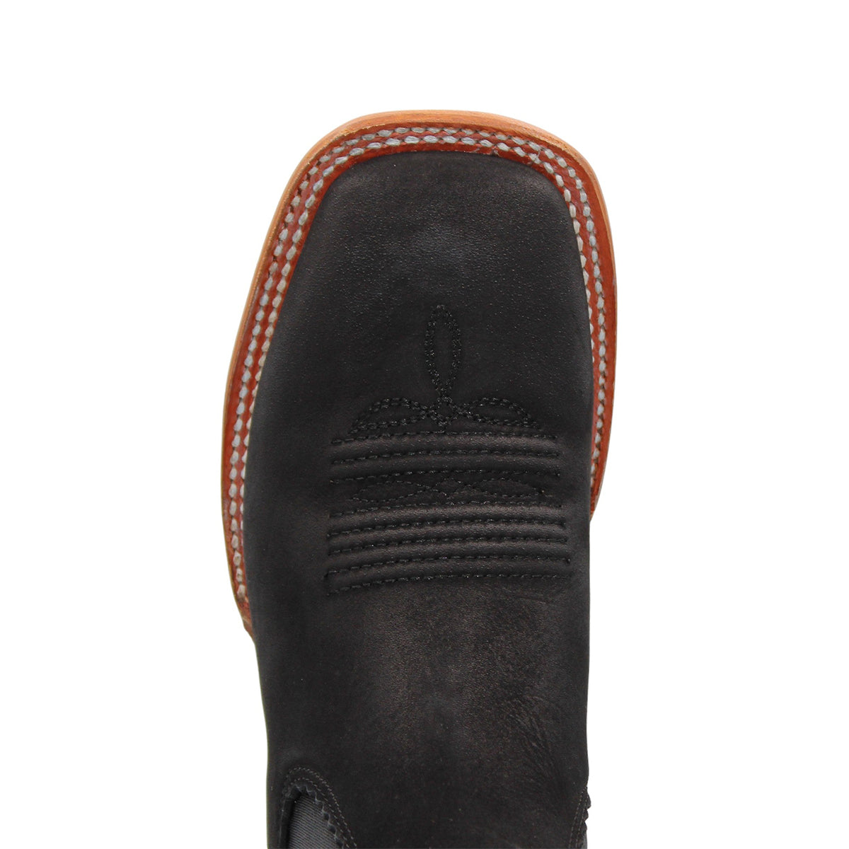 Besserro Women's Black Square-Toe Chelsea Cowgirl Boots