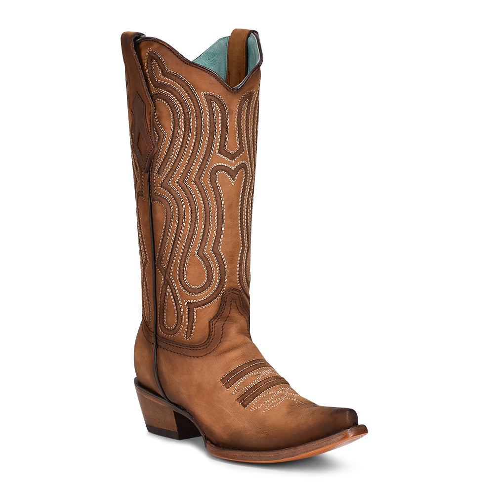 Women's Embroidered Snip-Toe Western Boots